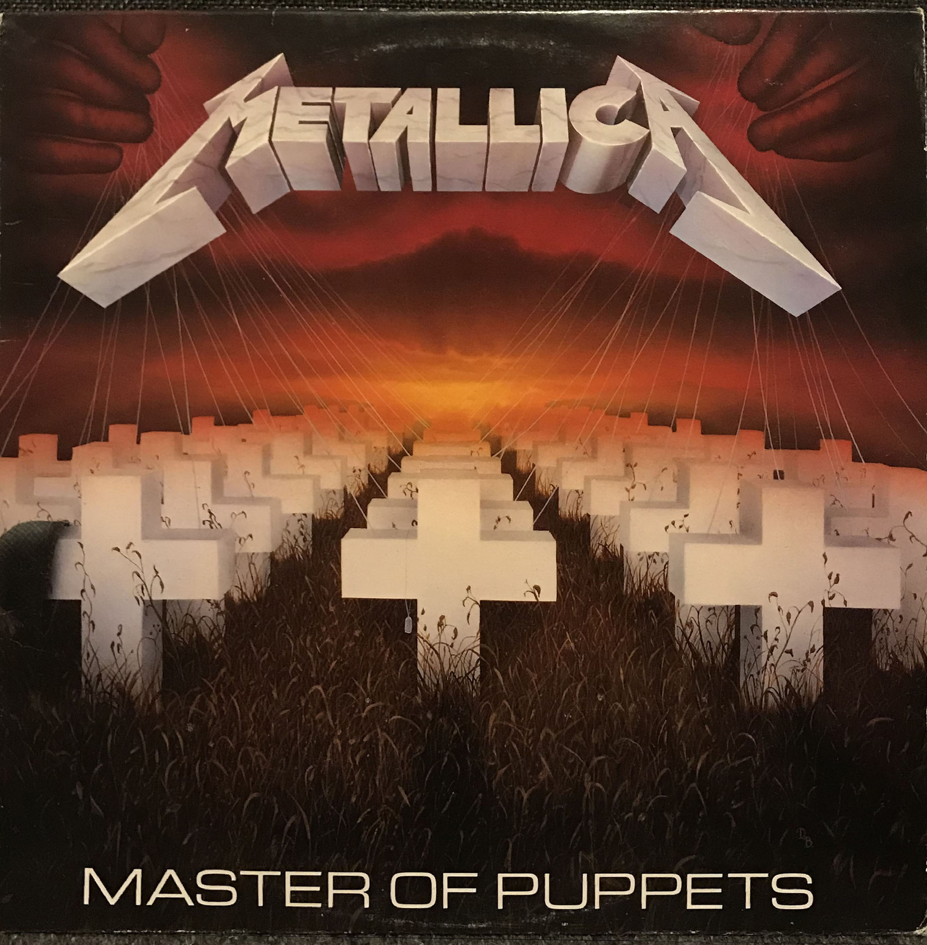 Cover image for album 'Master of Puppets"